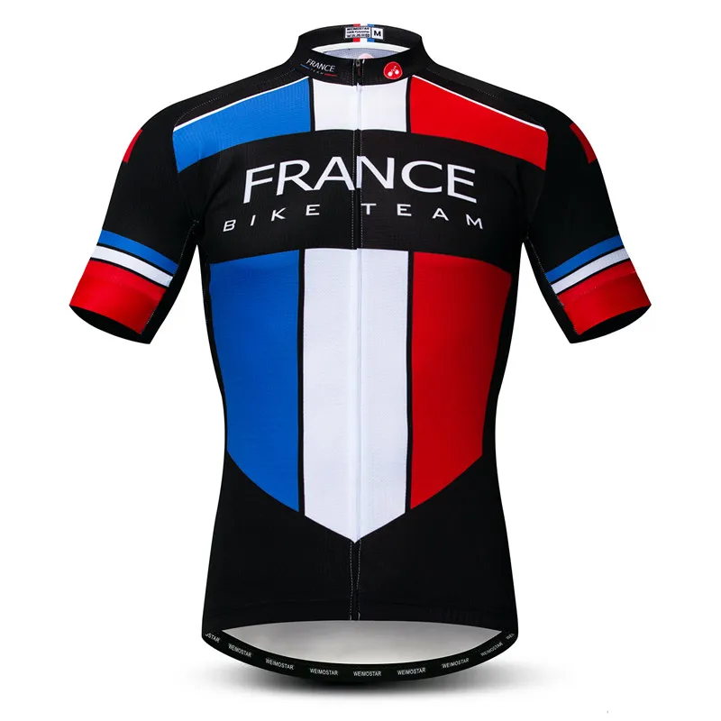 Weimostar 17 Color National Team Cycling Jersey Shirt Men Summer Mountain Bicycle Clothing Quick Dry Road MTB Bike Jersey Tops