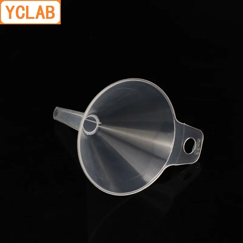 YCLAB 50mm Funnel PP Plastic Sharp Head Polypropylene Laboratory Chemistry Equipment