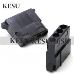 For molex black big 4P 4D male for PC computer ATX IDE Power connector plastic shell Housing for female terminals pins