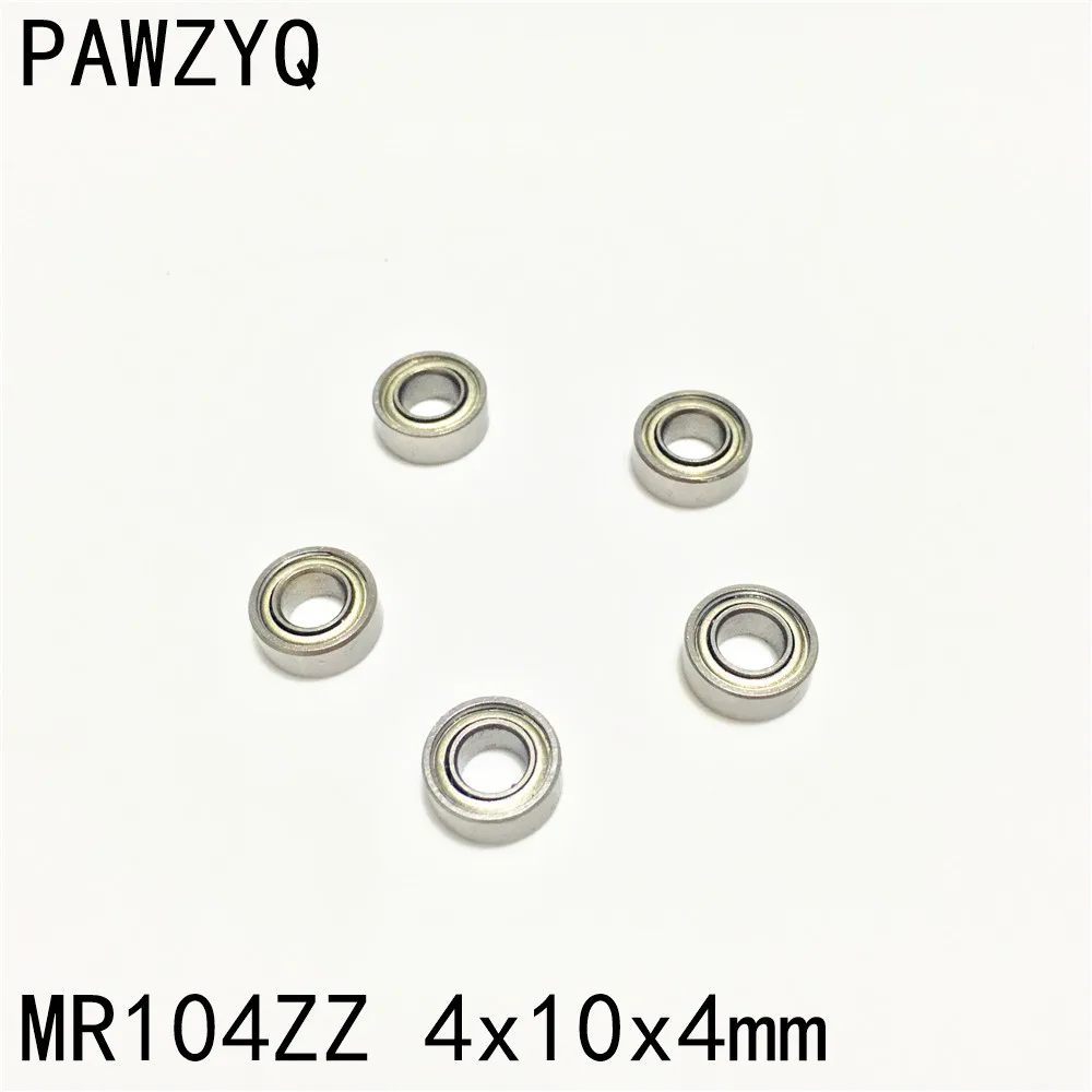 

100pcs MR104ZZ MR104 2Z 4x10x4mm Deep Groove Ball Bearing Metal Shielded Miniature Bearings