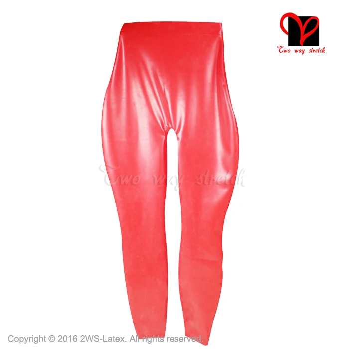 Black Sexy Long Latex Leggings Rubber Pants Latex Trousers bottoms jean plus size plain XXXL pencil pants KZ-075