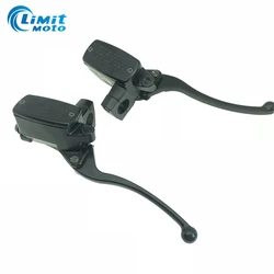 Black 25mm Handlebar With M10 Mirror mounting holes Motorcycle Hydraulic Clutch lever Brake Pump Master Cylinder Handle