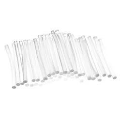 50 PCS Transparent Hot Melt Glue Sticks, Small Size in 100 mm x 7 mm (Appox. 3.9 inches x 0.27 inches)