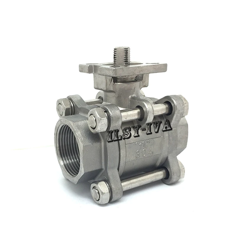 

Three piece type G1/2",G3/4",G1" DC12V/24V stainless steel electric ball valve