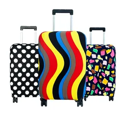 Moda Elastic Viagem Bagagem Poeira Capa, capa protetora Mala, Trolley Case, 18 