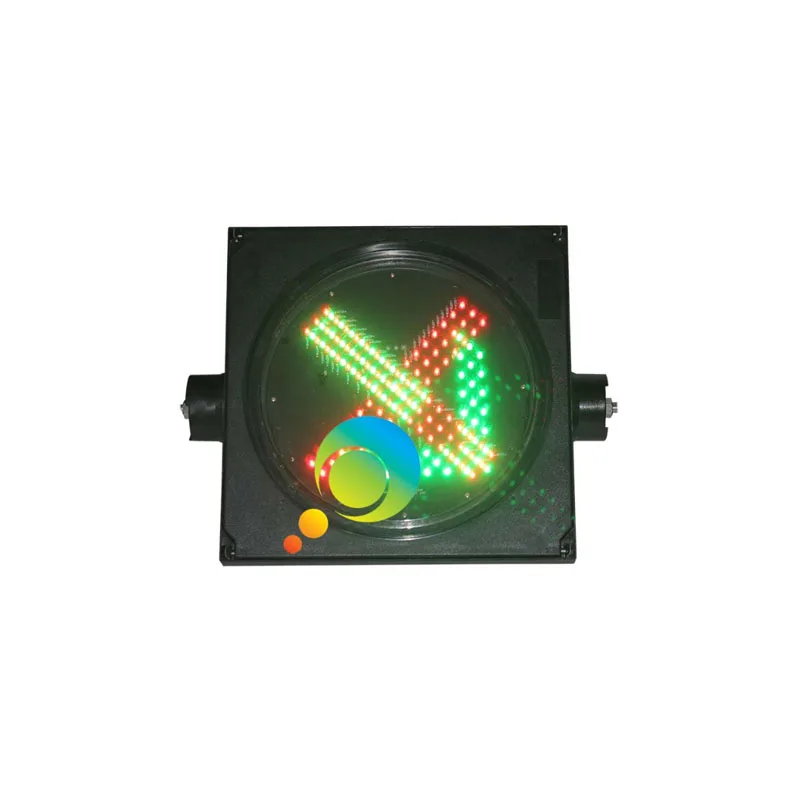 

300MM Road way safety guidance led traffic signal light green arrow red cross light