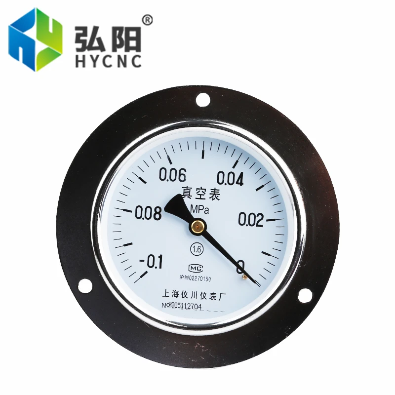 Engraving machine vacuum adsorption table pressure gauge cutting machine vacuum pressure gauge pressure gauge accessories