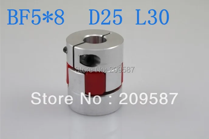 2 pçs/lote 5mm x 8 BF mm CNC Flexível Plum Acoplamento Do Eixo Acoplador D25 L30