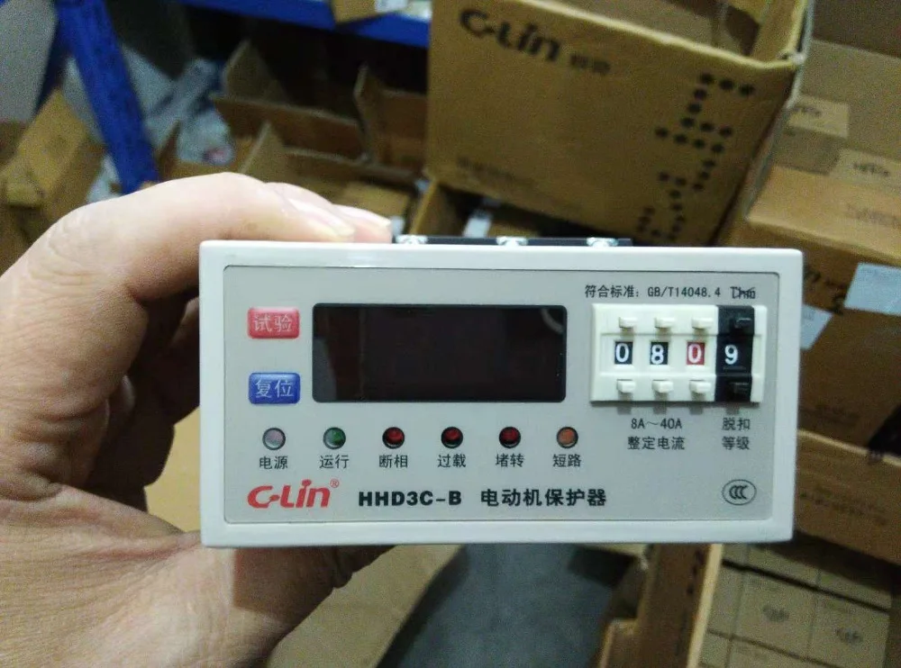 

Brand new original authentic C-Lin HHD3C-B (8~40A) Motor Protector AC 380V 220v