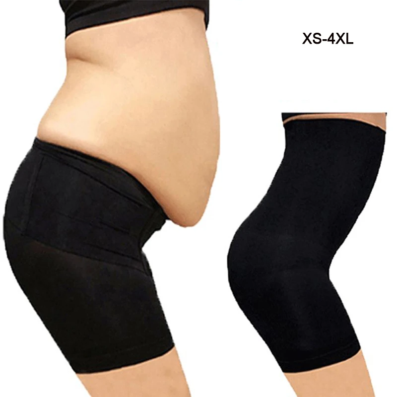 New Sexy Women Postpartum High Waist Abdomen  Corset Hip Body Shaping Pants Plus Size Shaper Panties Black Skin Slim Underwear