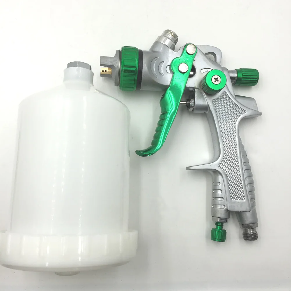 SAT1390B HVLP Car Paint Spray Gun Nozzle 1.4mm Gravity Feed Type 600cc HVLP Paint Spray Gun