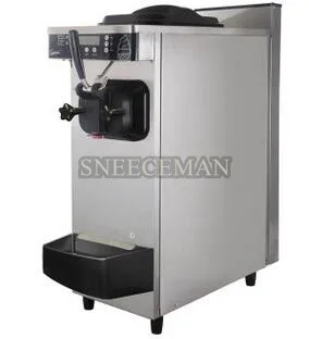 ماكينة صنع الآيس كريم الصغيرة على الطاولة ماكينة صنع الزبادي لا صاخبة