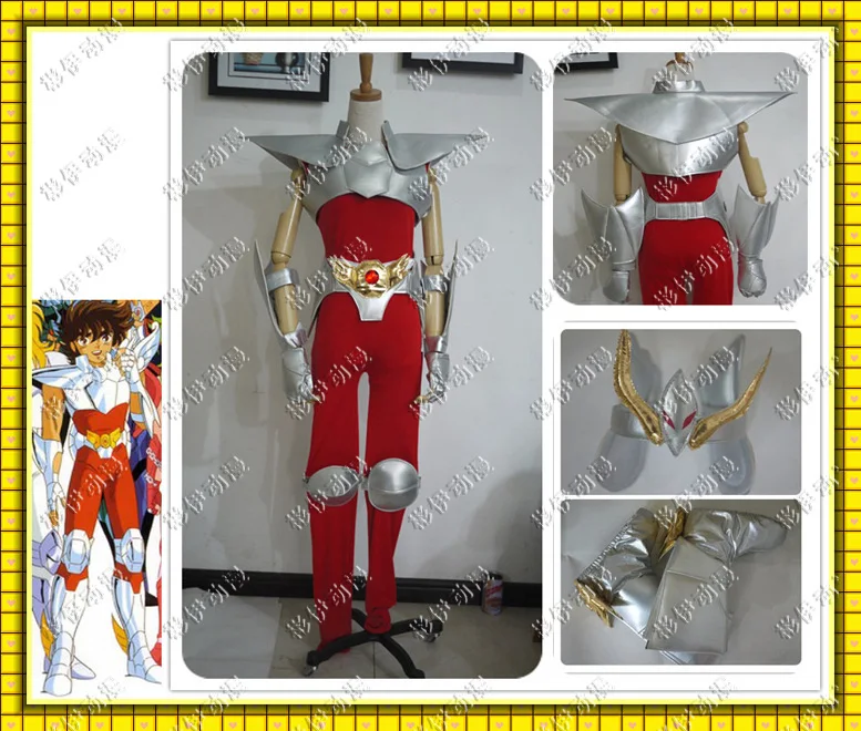 Saint Seiya Pegasus Seiya Cosplay Anime Costume Any Size full set customize 11