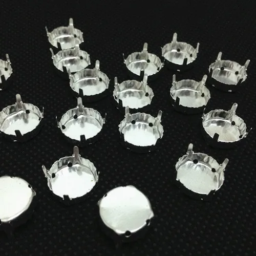

New Arrivial 8mm 5000pcs Round Silver Claw Setting for fitting 8mm crystal fancy stones jewelry making