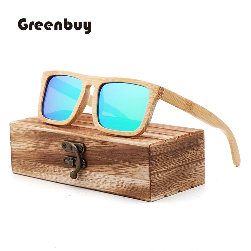 

Natural Wooden Sunglasses Fashion Men Women Glasses Polarized UV 400 Multiple Colors TAC Lenes Designer Retro Style Eyewear