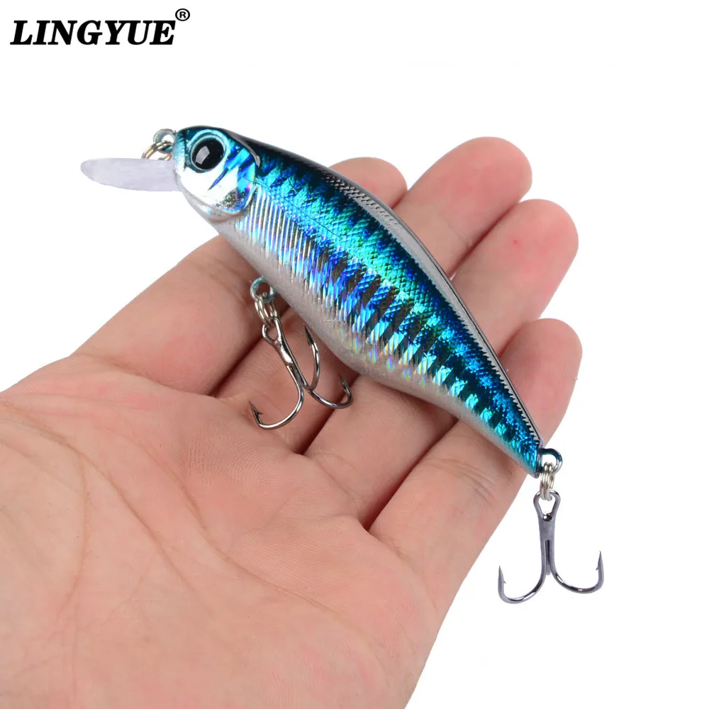 LINGYUE 1PCS Fishing Lure 90mm 11.5g Classical Crankbait Fat Minnow Fishing Bait Rattle Wobbler Isca Artificial Japan Pesca image 5