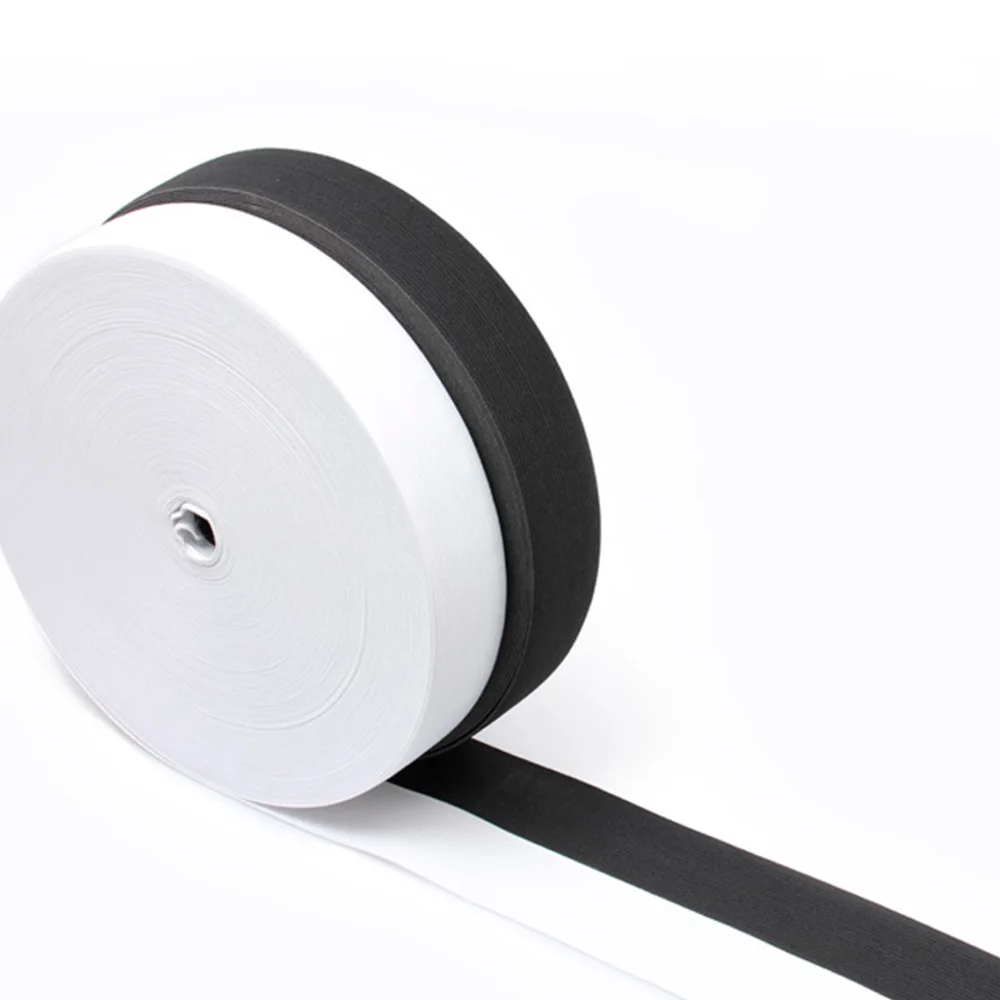Forte elastico elastico cavo di gomma gomma elastica per cucire corda cravatta elastico tracolla elastici per pantaloni elastico nero