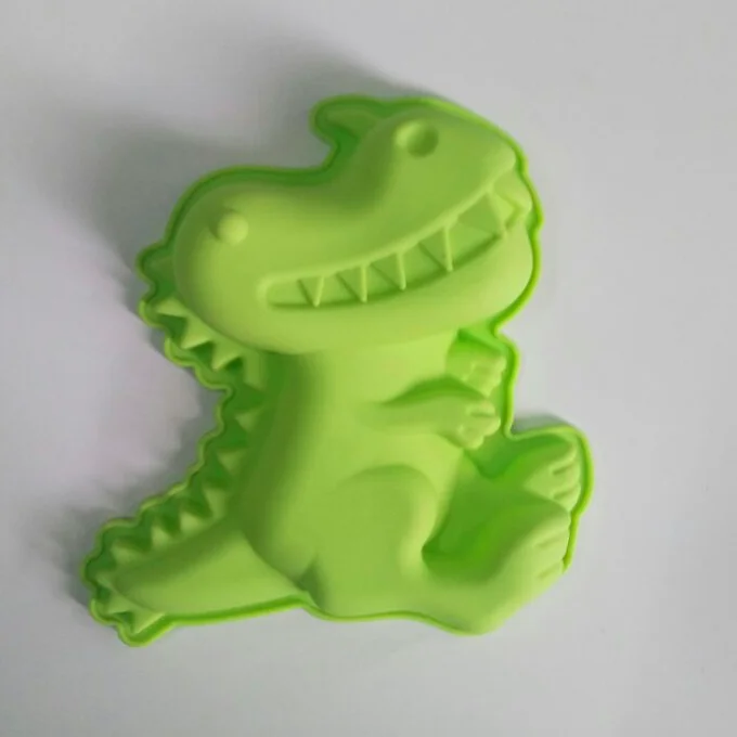 15*15*3cm cartoon Tyrannosaurus Rex dinosaur shape silicone mold Mousse cake mould decoration for children birthday cake Mousse