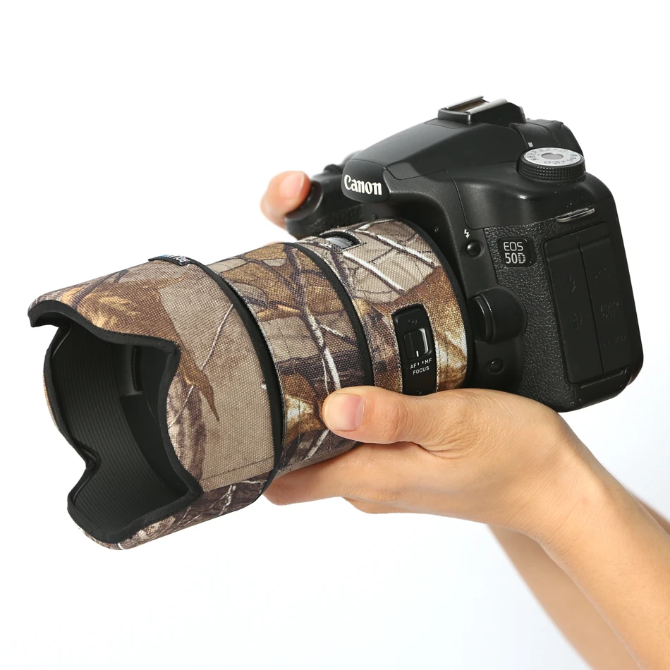 ROLANPRO Kamera Objektiv Mantel Camouflage Siama 50mm F1.4 DG KUNST Objektiv Camo Schutz Abdeckung Pistolen Kleidung für Canon Nikon