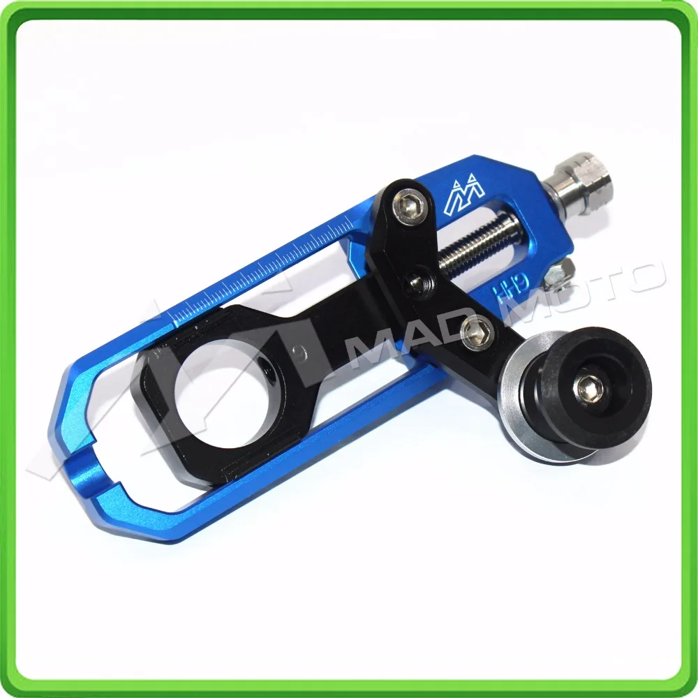 Motorcycle Chain Tensioner Adjuster with spool fit for Honda CBR600RR 2011 2012 2013 2014 2015 2016 CBR 600 RR Blue & Black