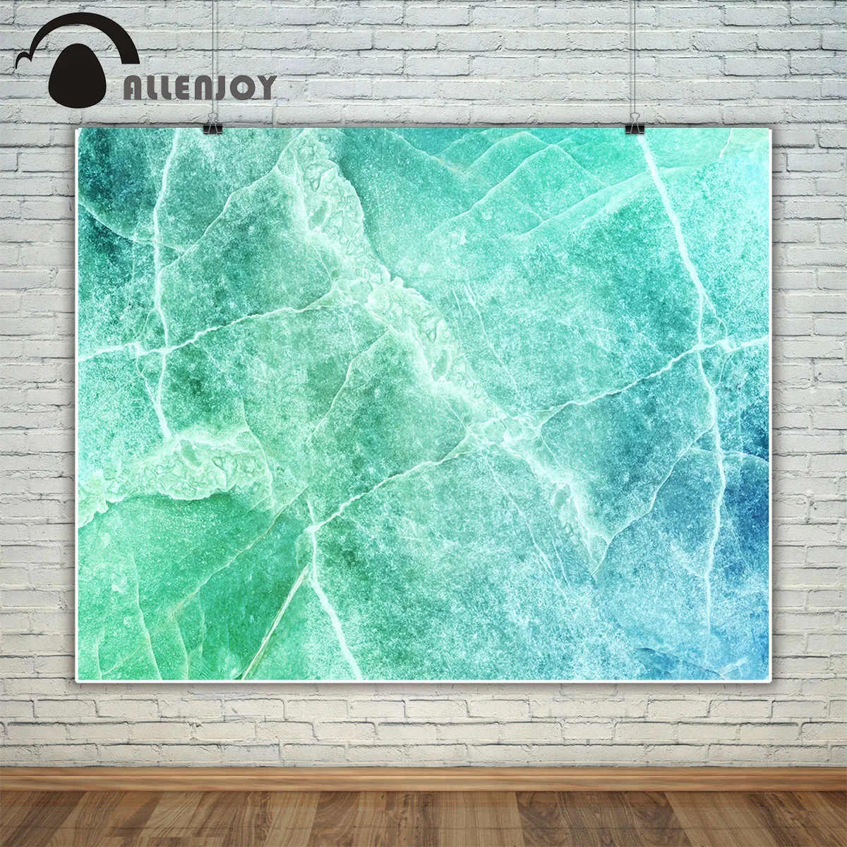 Allenjoy photography background blue-green marble Pattern backdrop for Photo studio new arrival camera fotografica