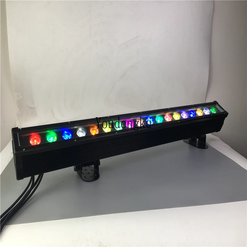 2 pieces Wholesale new led wall washer 18x10w rgbw 4in1 outdoor stage pixel wall washer led light