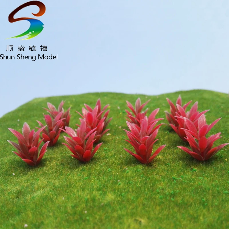 

Architectural Model Flower Model Kits 100pcs Red Color