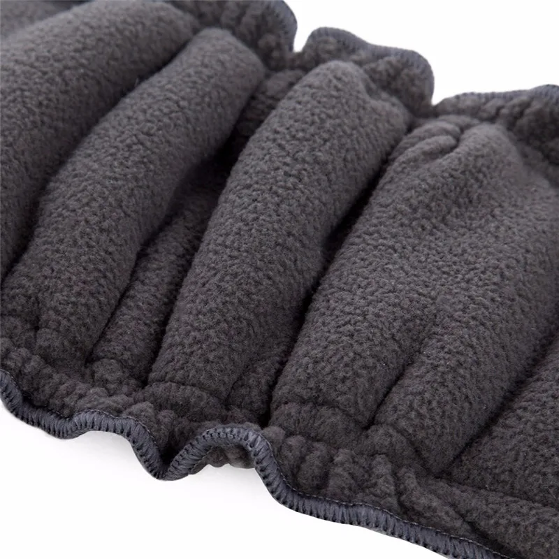 Pañales de tela lavables de fibra de bambú, 5 capas, 1 unids/paquete