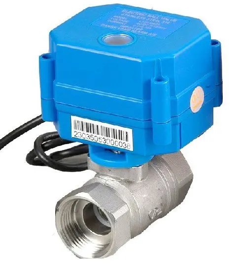 CWX-15Q 1'' Stainless Steel Electric Ball Valve Water 3-6V Voltage