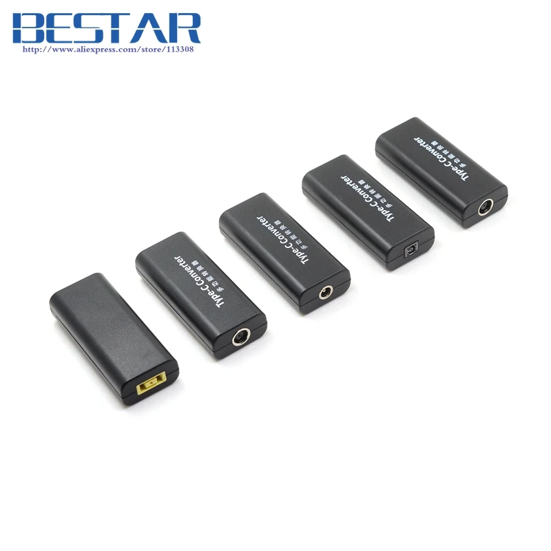 USB-C Type - C to DC 5.5*2.1/4.5*3.0/7.4*0.6/7.9*0.9 adapter สำหรับ HP Lenovo แล็ปท็อปอะแดปเตอร์แปลงแรงดันไฟฟ้า