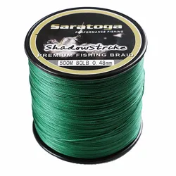 DORISEA Top Quality Saratoga 8 Strands  500m Braided Fishing Line PE Multifiament Fish Wire 6LB 30lb 60lb 100lb 200lb 300lb