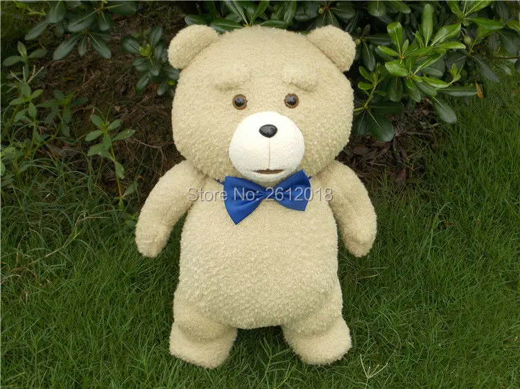 New Ted movie teddy plush 45cm, Standing sitting ted plush bear, teddy bear giant Red apron Black bow tie plush Toy Gift 6 Style