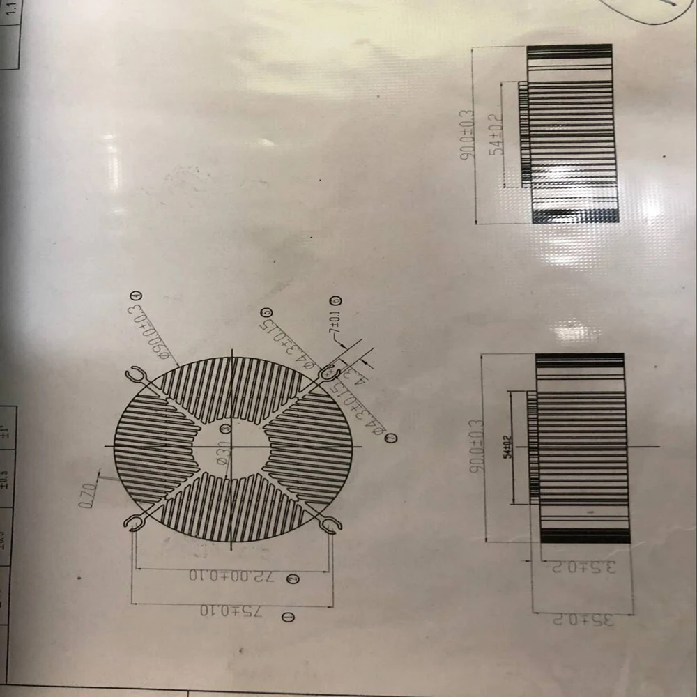 DIY Heatsink 95*95*35mm Aluminium Heat Sink Radiator For LED Light Cooler Processor Cool Accessory CPU radiator