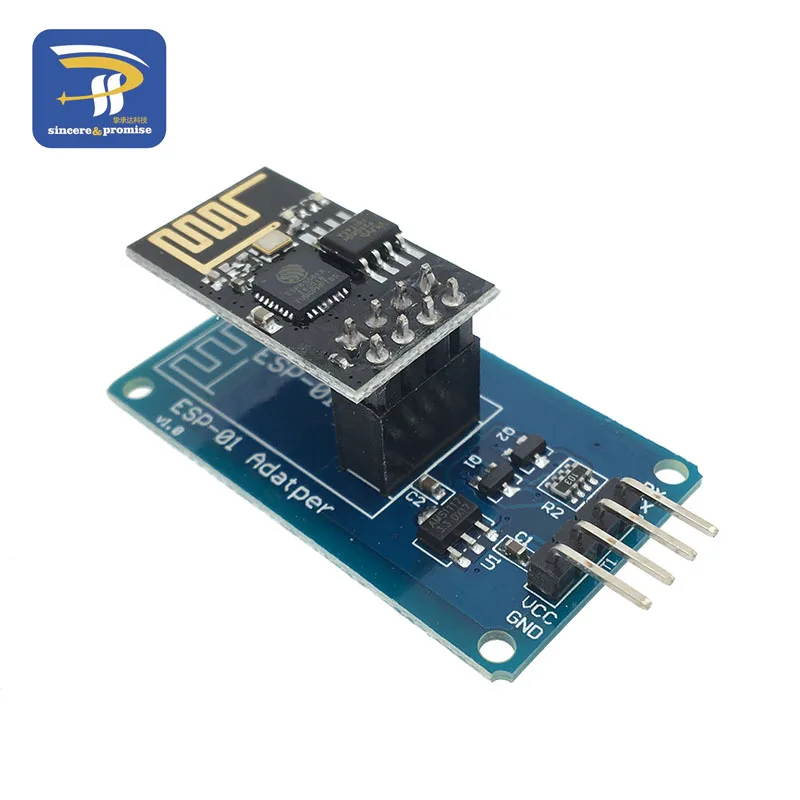 ESP8266 ESP-01 Serial WiFi Wireless Adapter Module 3.3V 5V Esp01 Breakout PCB Adapters Compatible For Arduino