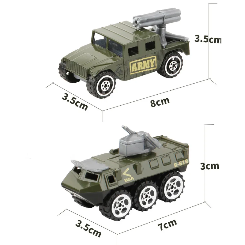 1:50 Alloy & ABS Military Model Simulation Car Car Tank Racing Helicopter Armored Vehicle Diecasts Birthday Gift Toys for Kids