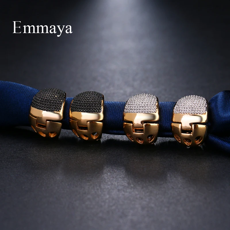 Emmaya Brand Elegance Unique Charm Two Tone Originality Jewelry Earrings For Woman Trendy Wedding Party Gift