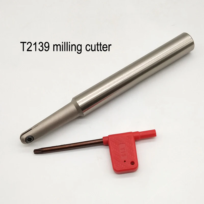 Fresagem Cortador T2139 Cnc Cortador R4r5r6r8 Walter Semicircular Lâmina R10 Bola Cortador Arbor