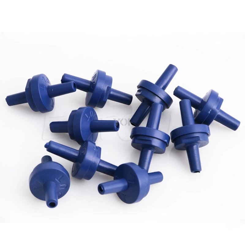 10Pcs Check for Valve Plastic Anti-Backflow Valves for Aquarium Air System Non-Return Ensuring Direction Water