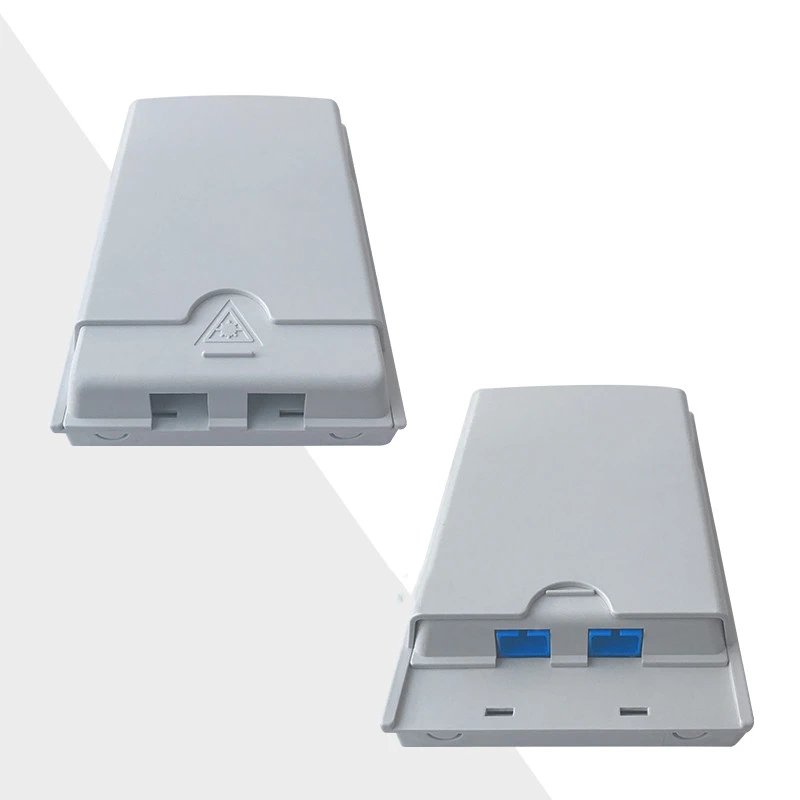 صندوق توزيع الألياف البصرية ، 20 قطعة ، 2 منفذ FTTH ، صندوق تقاطع من النوع SC ABS ، نوع السحب ، شحن مجاني