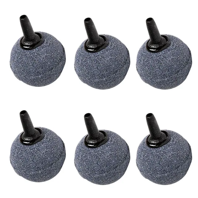 5 sztuk akwarium Mini okrągłe bąbelki mineralne kamień powietrzny staw pompa do akwarium napowietrzacz napowietrzanie hydroponiczny tlen Airstone akcesoria