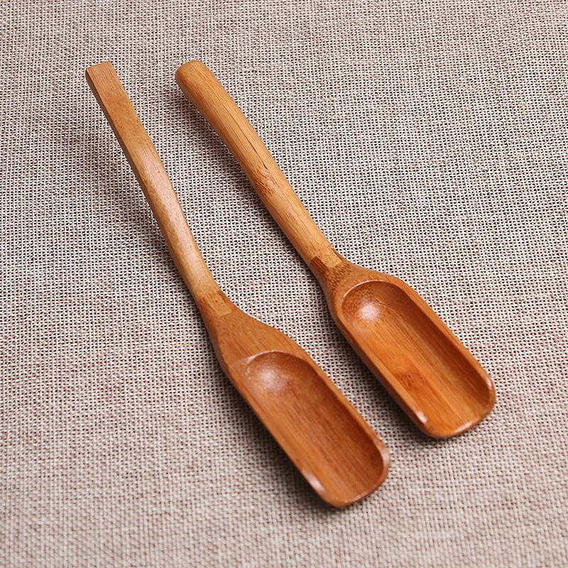 5pcs Chinese Natural Bamboo Tea Scoop Teaspoon Tea Shovel Tea Accessories