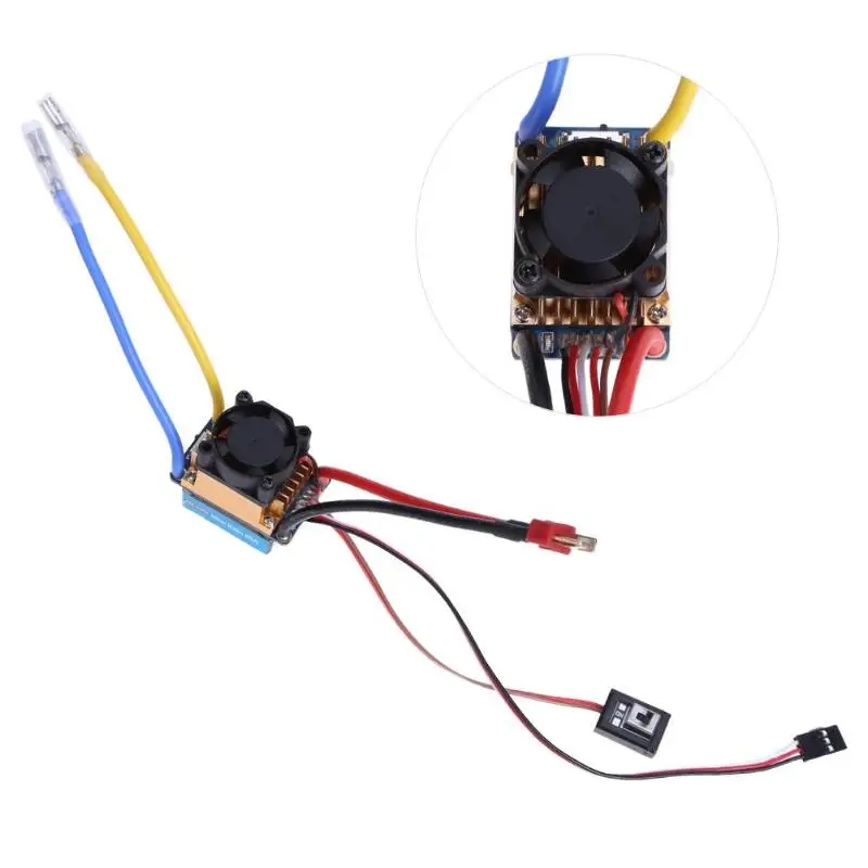 OCDAY 5-13V 320A Waterproof 3S 60A Brushed Motor ESC Electronic Speed Controller For 1/10 RC Car