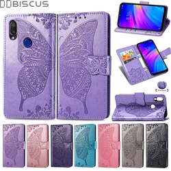 Butterfly Wallet Case for Xiaomi Redmi 8 8A 7A 7 6A 5 Plus GO Redmi Note 8 Pro 7 8T 6 5 Leather Cover on Mi A3 A2 9 Lite 8 9T