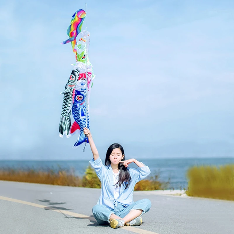 70Cm Koi Nobori คาร์พ Wind ถุงเท้า Koinobori ปลาธงแขวนผนัง Decor-m15