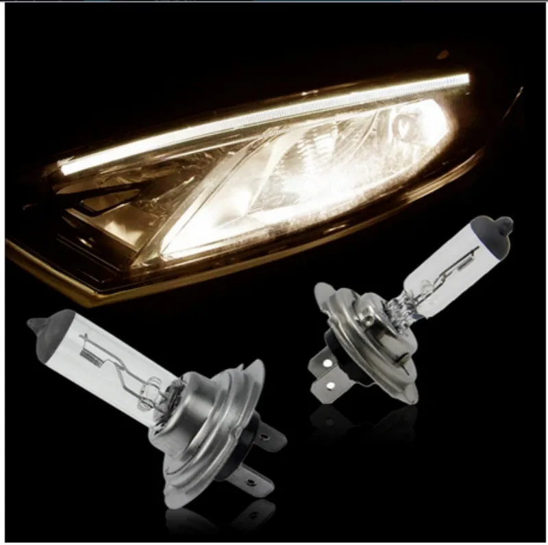 1Pcs H7 12V 55W 4300K Xenon Yellow Clear Car Headlight Bulb Fog Lamp Bulb Automobile Head Light Bulbs Auto Halogen Bulb