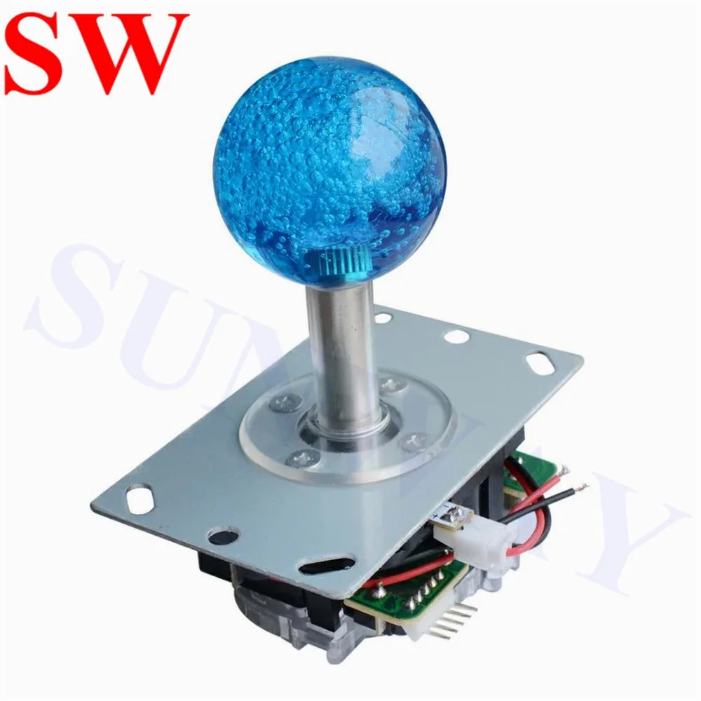 

Illuminated Sanwa joystick Competition Joystick 5V LED Lighted 4/8 Way switchable Rocker For Arcade Machine Mame Jamma PC Games