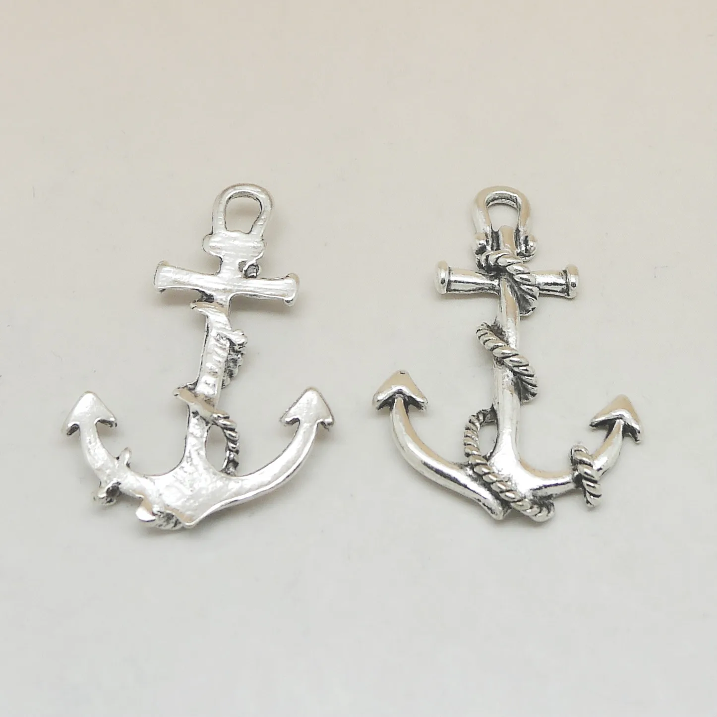 Wholesale 3pcs/Lot 38x27MM DIY Vintage Anchor Charms For Necklace Bracelet Earring Keychain Antique Alloy Jewelry Accessories