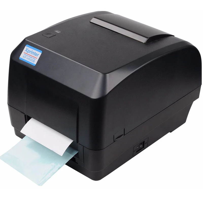 Xprinter Thermal Transfer Printer Label Barcode Printer 108mm Print Width USB Interface for POS Logistic Jewlery Retail