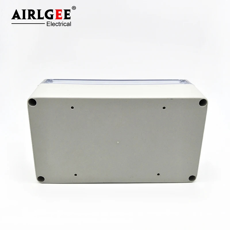 ABS Plastic Dustproof IP65 Joint Outdoor Transparent Cover Waterproof Electrical Junction Box 200x120x56mm