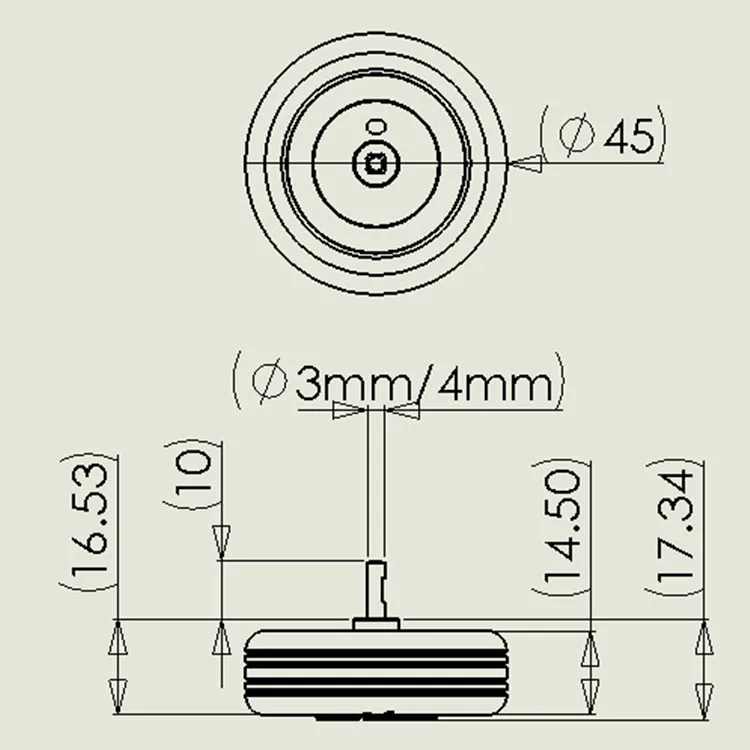 JP electric brake with 2 wheels and controller 45mm brake wheel set for RC fixed-wing aircraft model landing gear